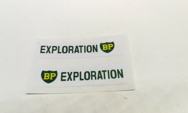 Matchbox 61b Alvis Stalwart BP Exploration decals only water slide or sticker