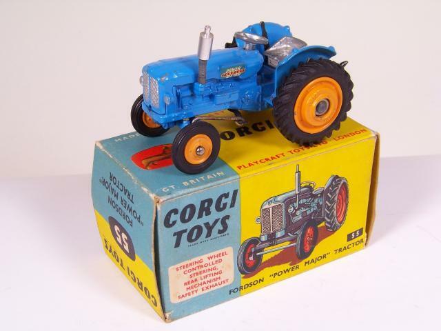 Corgi 54 55  Fordson Major Tractor replacement exhaust with spring