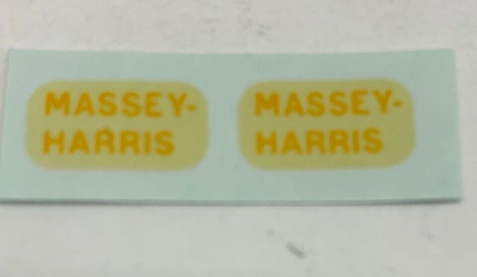 Dinky 27a/300 Massey Harris Tractor replacement decals only