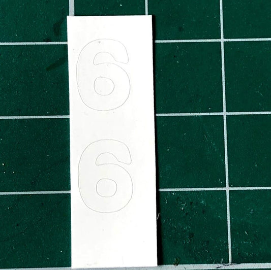 Dinky 233 Cooper Bristol #6 race numerdecals only