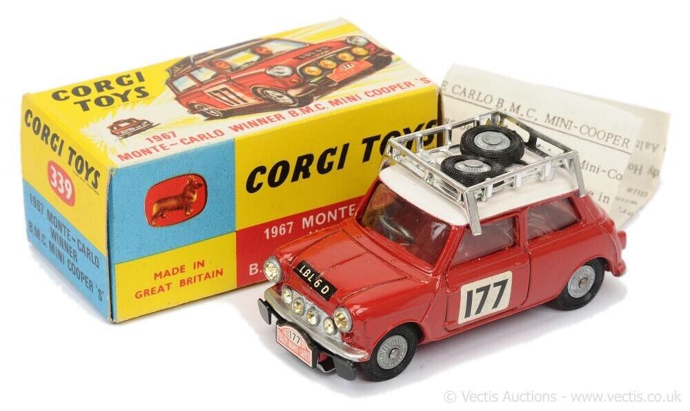 Corgi 339 BMC Mini Cooper S "Rallye Monte Carlo"repro sump guard