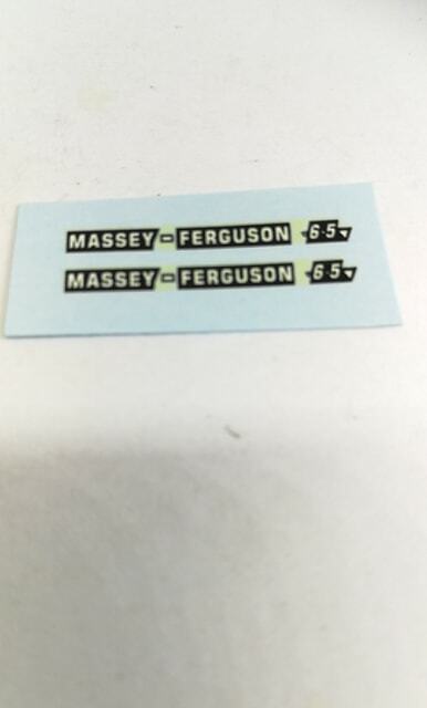 Corgi 50/53 Massey Ferguson 65 Tractor replacement decals only