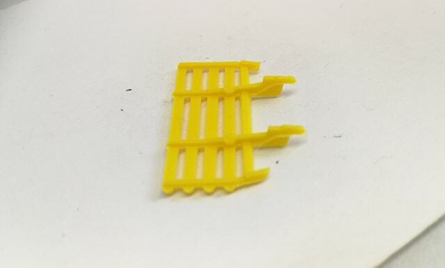 Matchbox 40C Hay Trailer replacement yellow plastic Racks Rakes