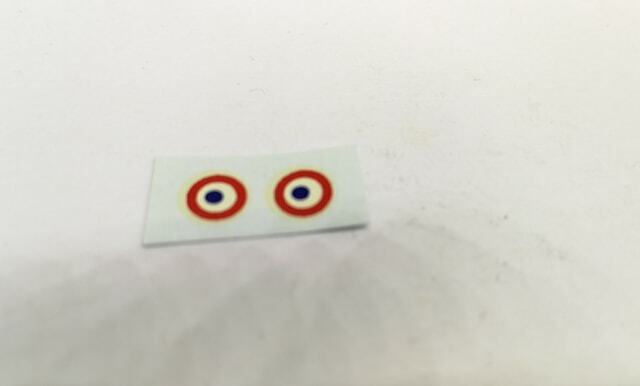 Dinky 642 Airport Pressure Refueller set of 2 RAF Roundels decals only