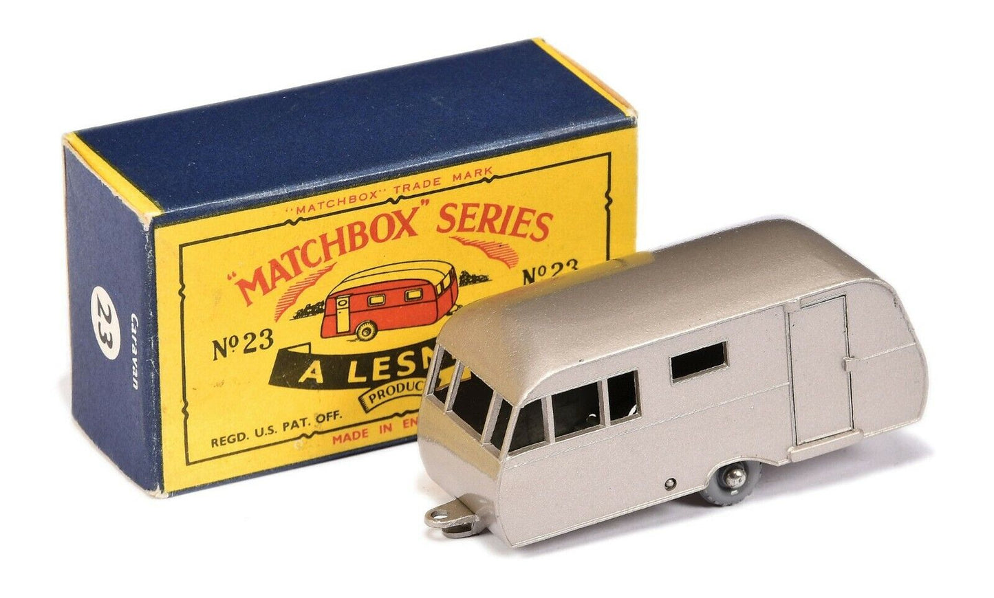 Matchbox 23 C Bluebird Dauphine Caravan reproduction door