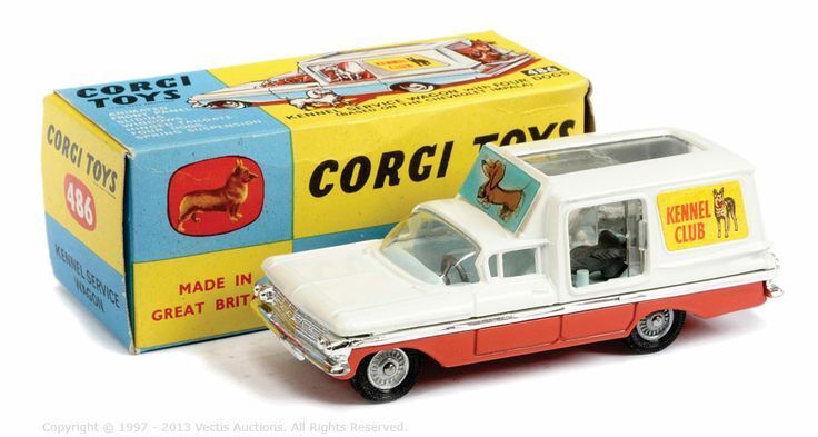 Corgi 486 Chevrolet Impala Kennel Club paper stickers only