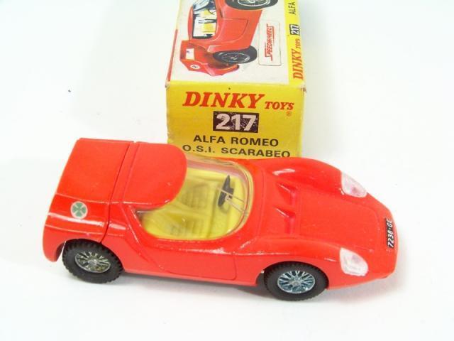 Dinky 217 Alfa Romeo Iso Scarabeo sticker set only.