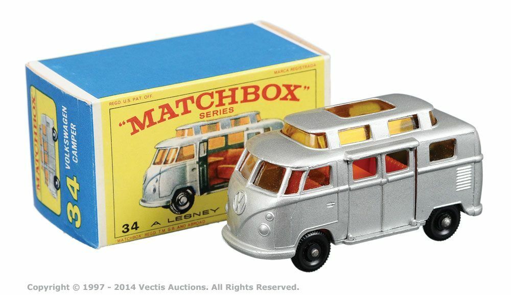 Matchbox 34 C Volkswagen Camper (roof up) reproduction LH/RH Doors