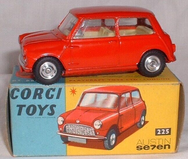 Corgi 225 Austin Mini Seven reproduction window unit