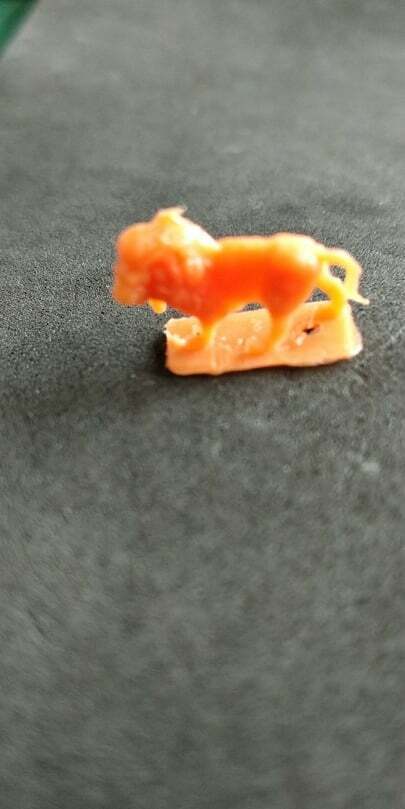 Matchbox 57F Wildlife Truck reproduction Red Or Orange lion