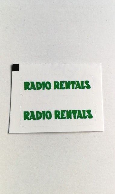 Matchbox 62b Commer Tv Service Van Radio Rentals decal set only pre-cut