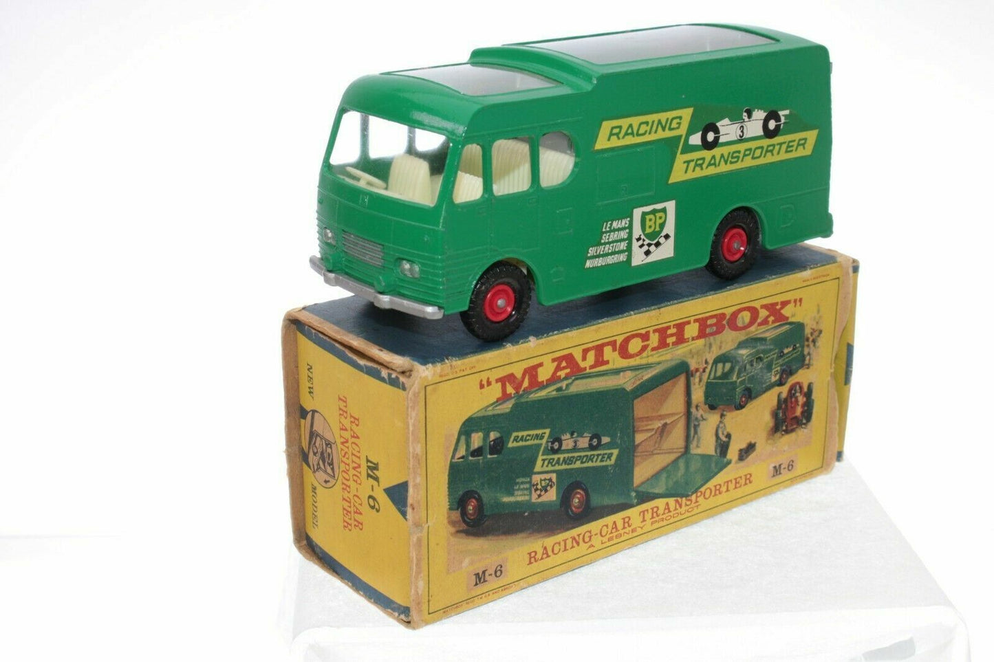 Matchbox M6B Racing Car Transporter Reproduction rear ramp