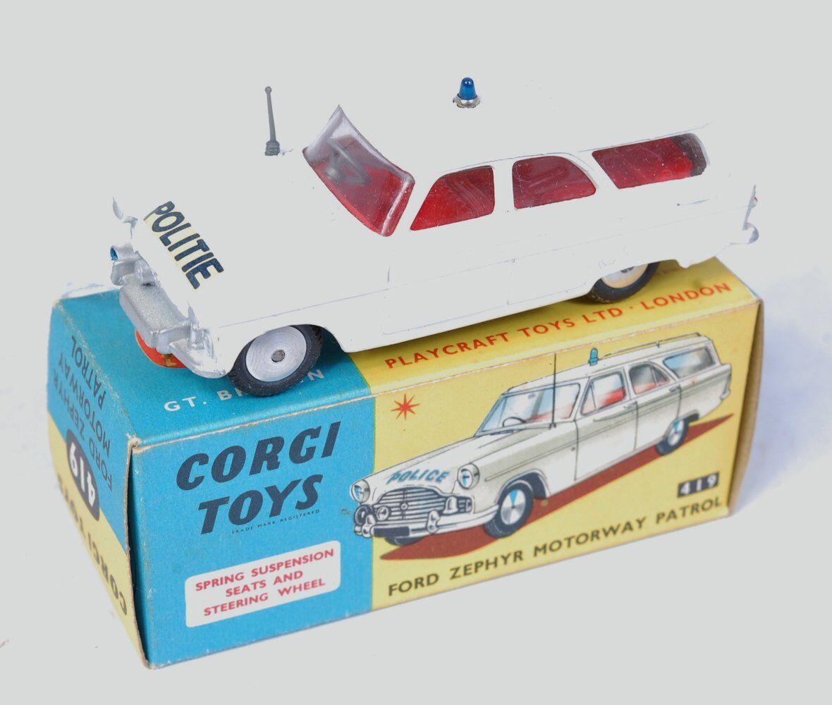 Corgi 419 Dutch Promotional Ford Zephyr Politie car Version 1 decal set only