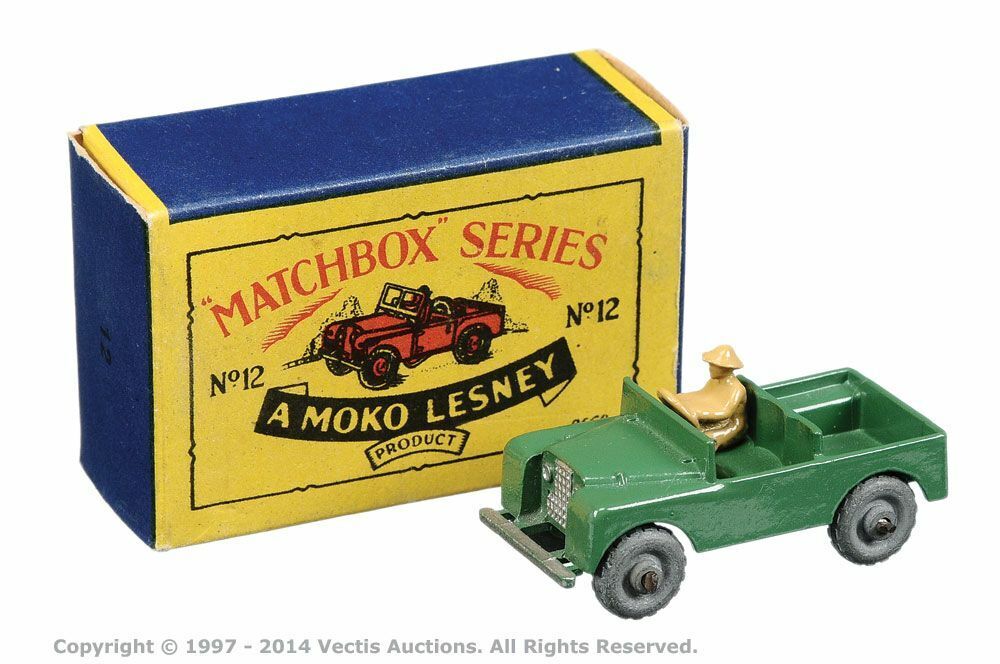 Matchbox Lesney Moko 12A Land Rover replacement Driver