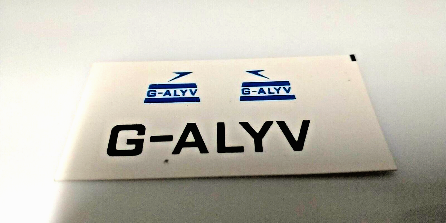 Dinky 702 DH Comet BOAC livery g-alyv decal set only