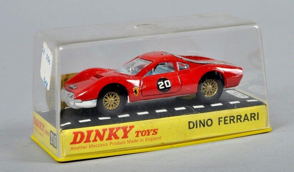 Dinky 216 Ferrari Dino paper sticker set only.