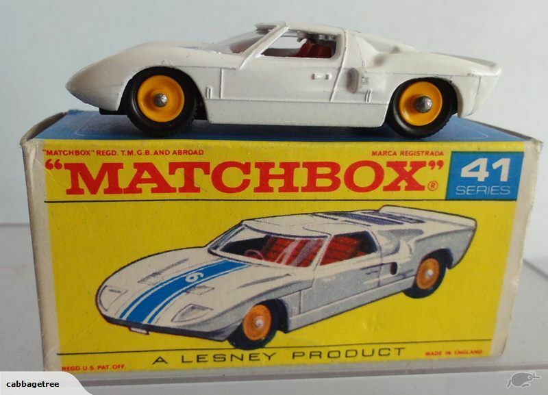 Matchbox 41 C/D Ford GT reproduction window unit