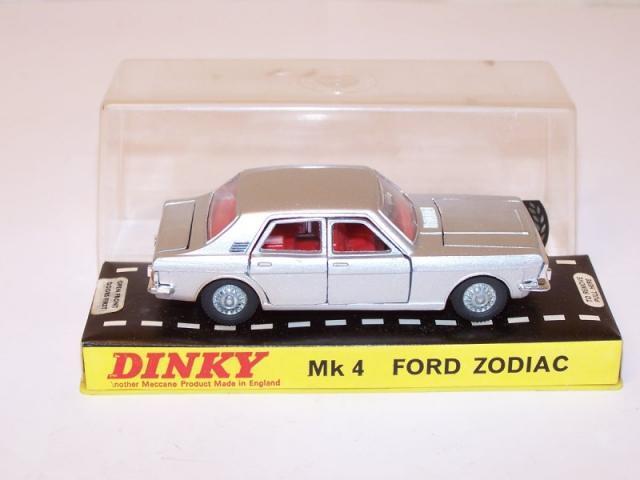 Dinky 164 Ford Zodiac number plate paper stickers only