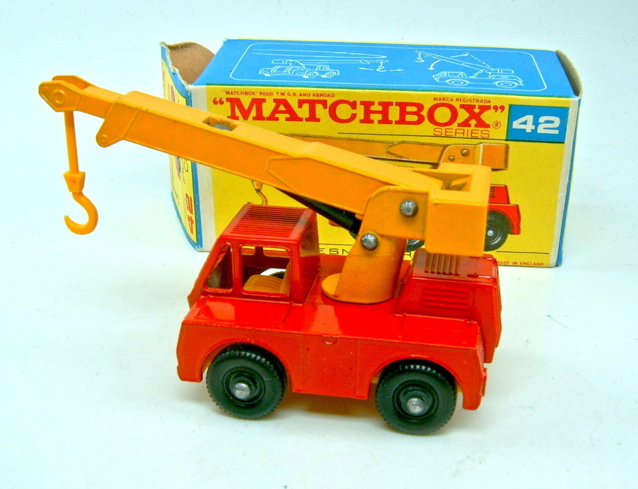 Matchbox 42 C/D Iron Fairy Crane reproduction yellow hook only