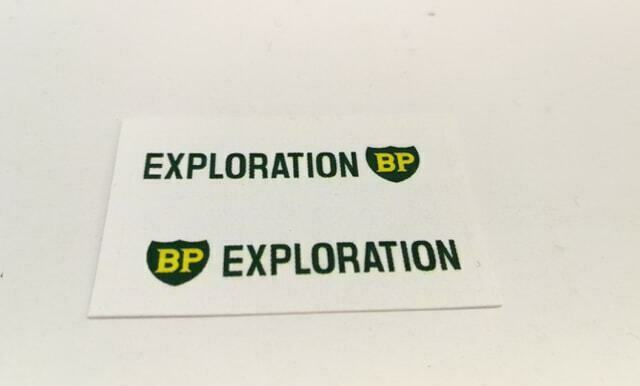 Matchbox 61b Alvis Stalwart BP Exploration decals only water slide or sticker