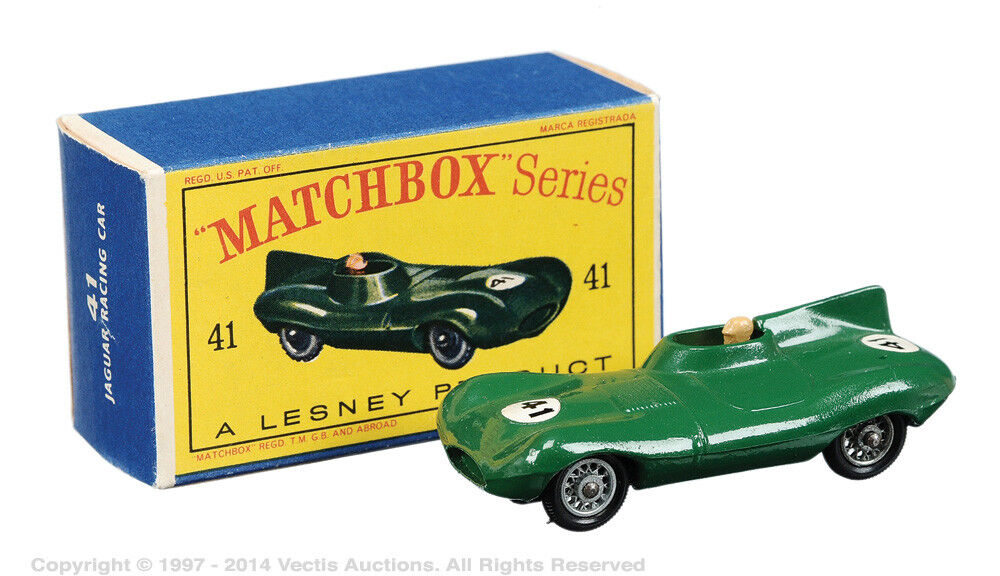 Matchbox 41A/41B D Type Jaguar #41 paper stickers pre-cut