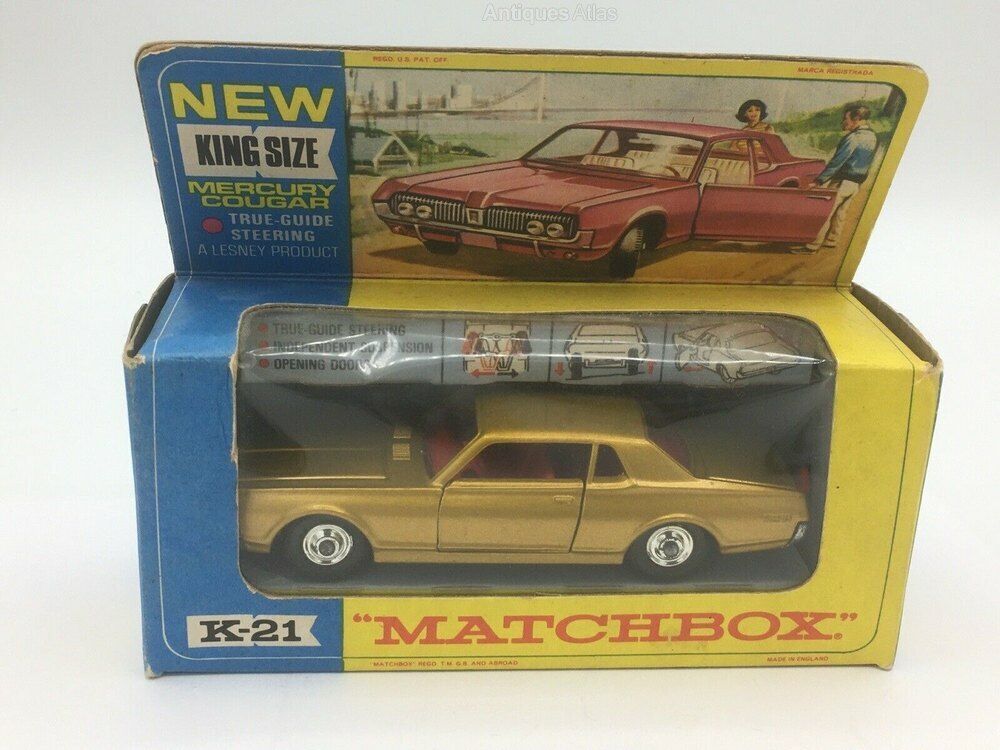 Matchbox King Size K-21 k-5 mercury cougar replacement window unit only