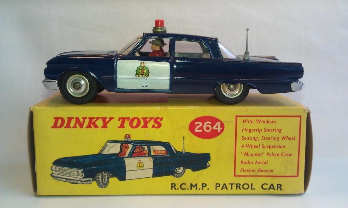 Dinky 264/252 RCMP Police car decal set only