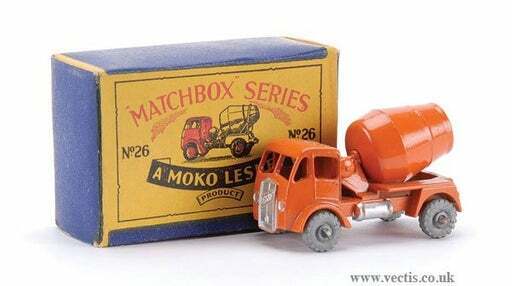 Matchbox 26 A ERF Cement Mixer reproduction Drum