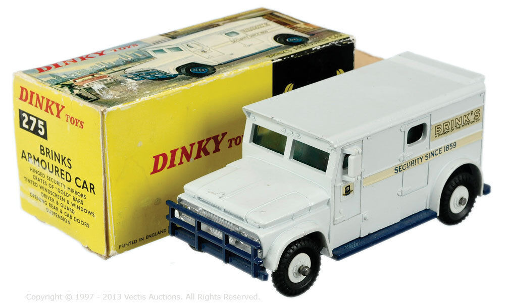 Dinky 275 Brinks Security Truck decal set only pre-cut