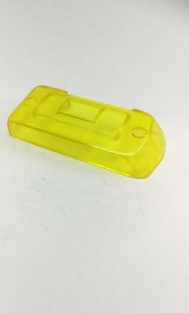 Matchbox 34D Volkswagen Camper roof down reproduction orange/yellow window unit