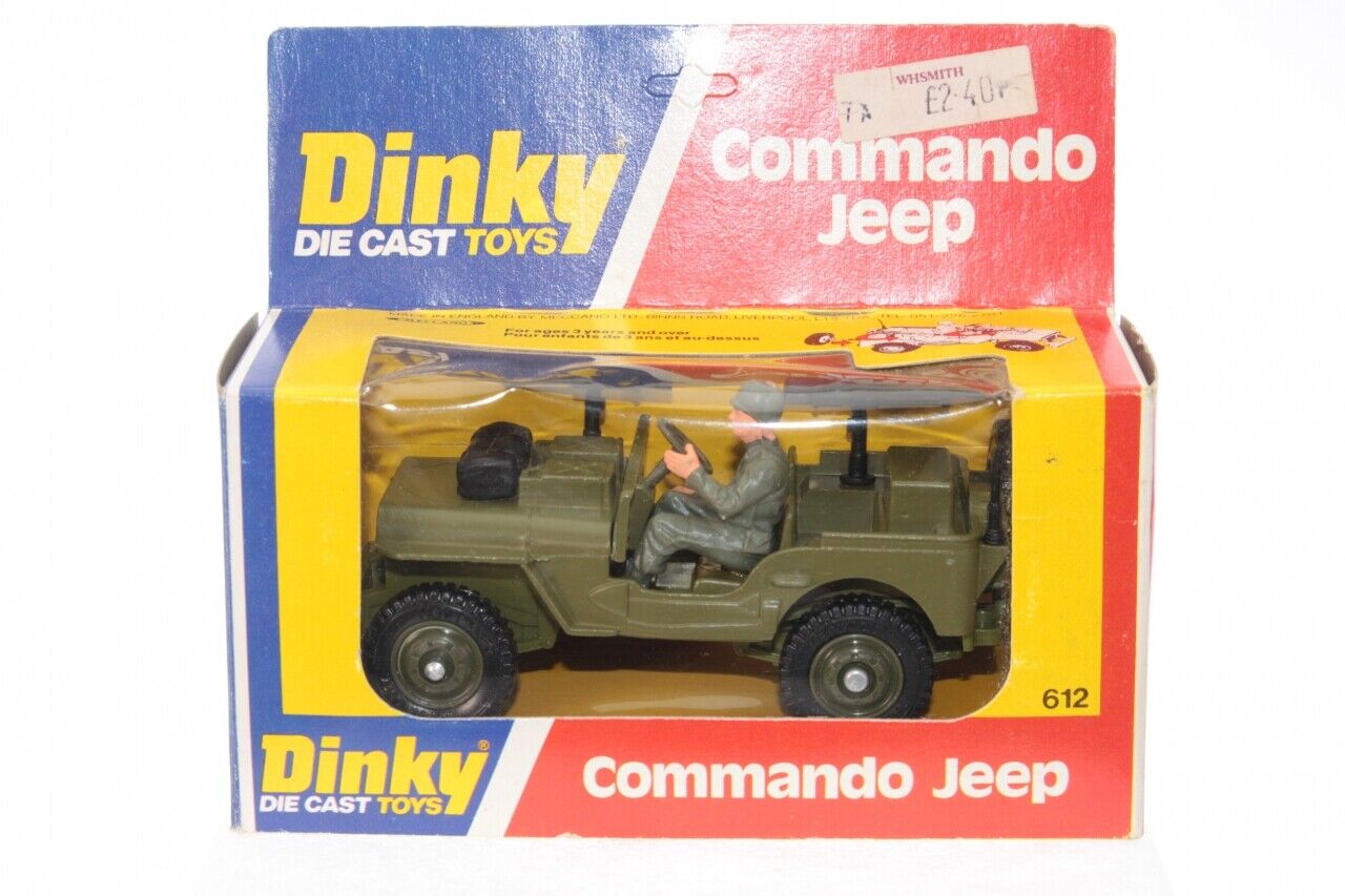 Dinky 612 / 615 US Army Jeep Reproduction Green Plastic Petrol Can