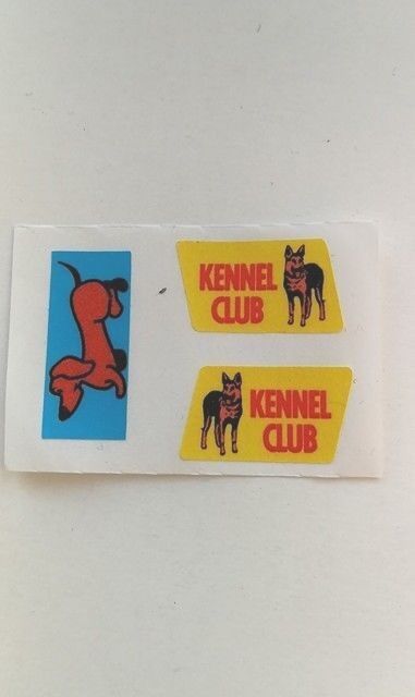 Corgi 486 Chevrolet Impala Kennel Club paper stickers only