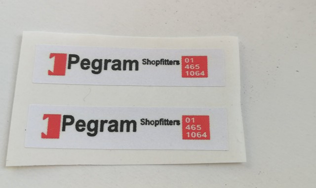 Matchbox 5D Pegram bus decal only