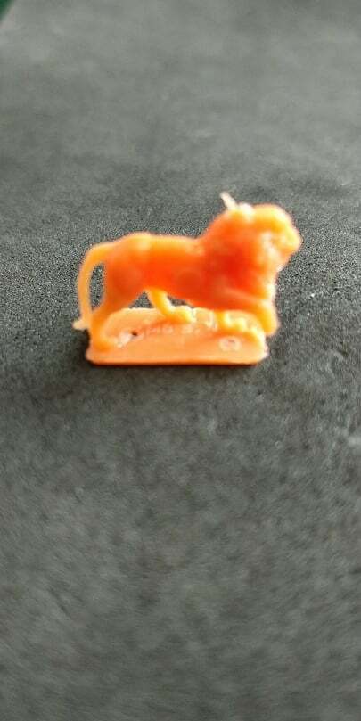 Matchbox 57F Wildlife Truck reproduction Red Or Orange lion