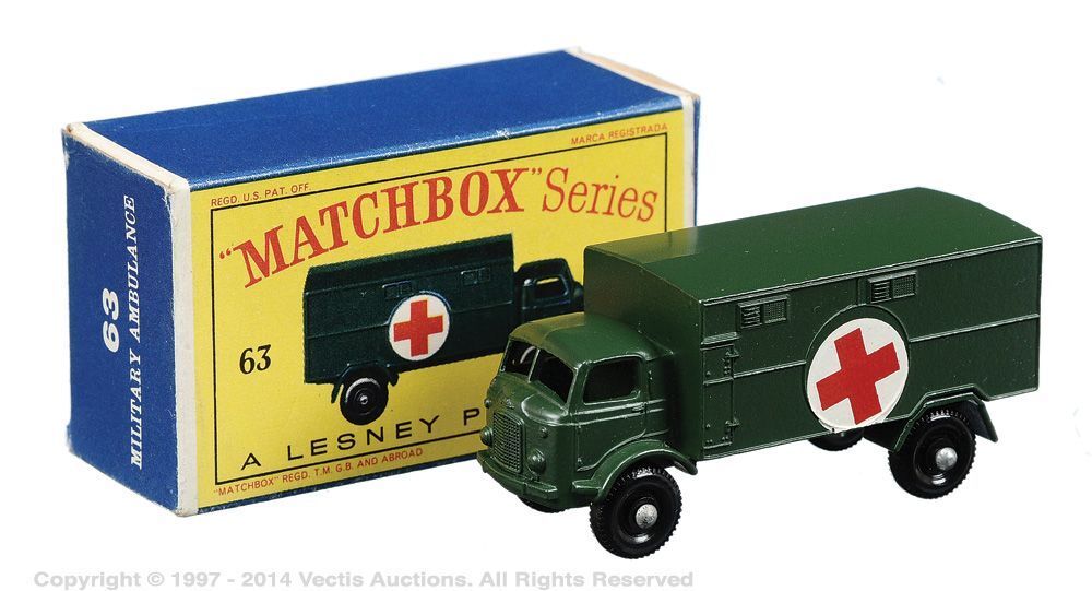 Lesney Matchbox 63a Ford Service Ambulance decal set only