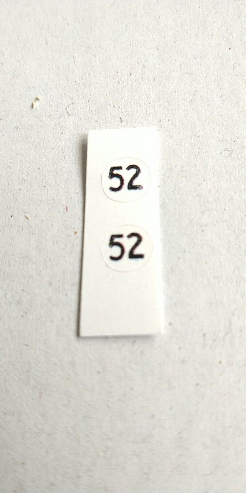 Matchbox 52a Maserati 4 CLT #52 decal only pre-cut